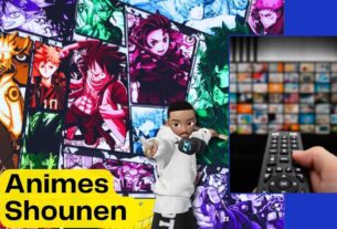 Imagem em quadrinhos de animes shounen